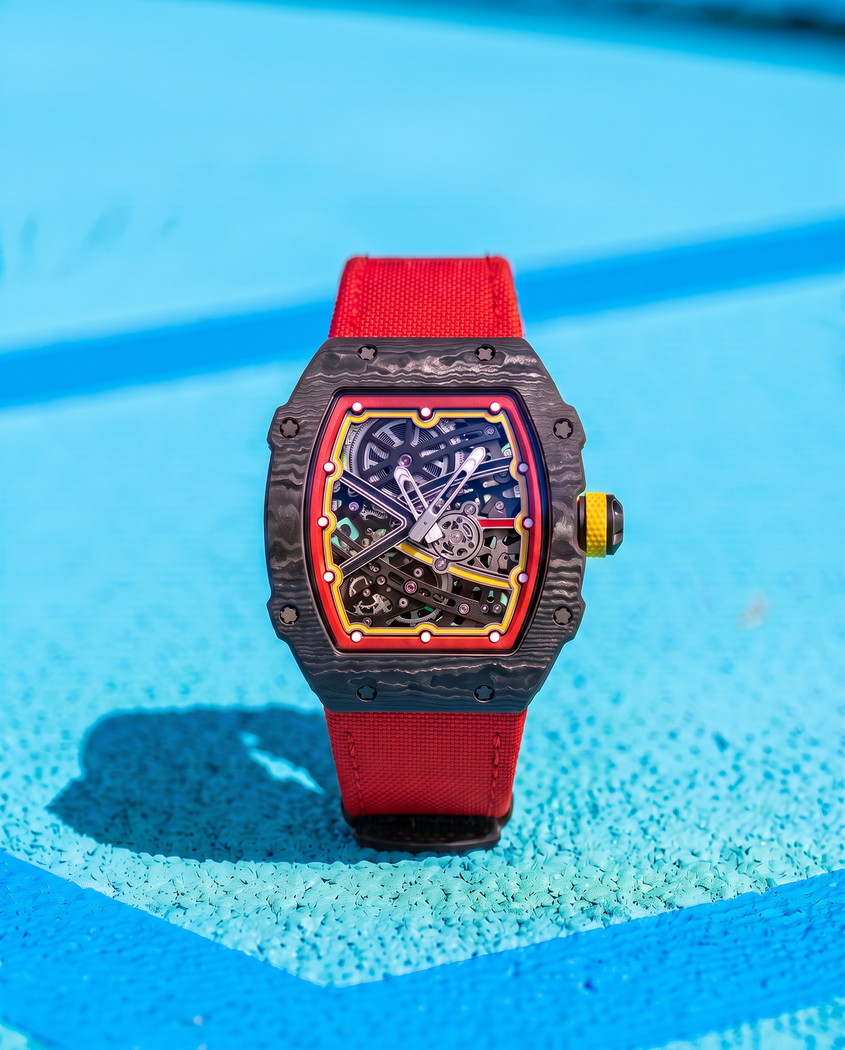 Monaco R1 Vermillion Grid